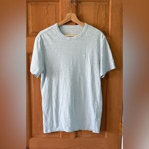 American Eagle Size Small Men's Light Blue Men’s Crew Neck Short Sleeve T-Shirt